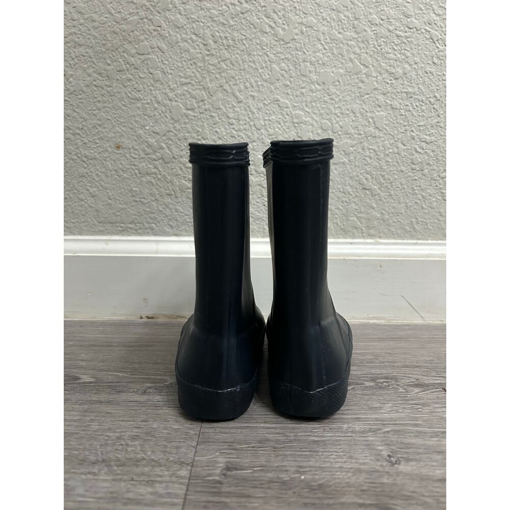 Hunter Kids First Classic Rain Boots Navy Blue Rubber Water Shoes US 7 Toddler - Picture 3 of 6